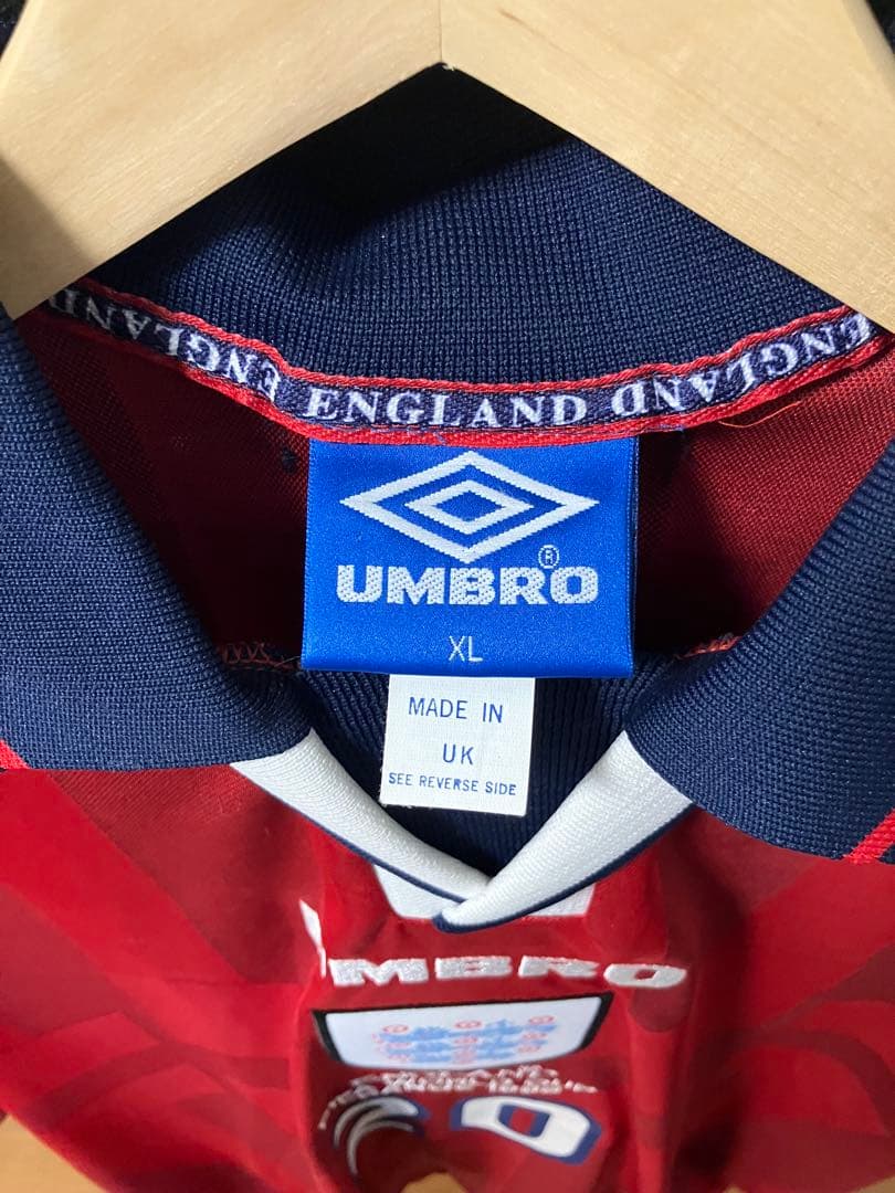 【記念刺繍入り】イングランド代表1998ワールドカップ 20番 OWEN XL