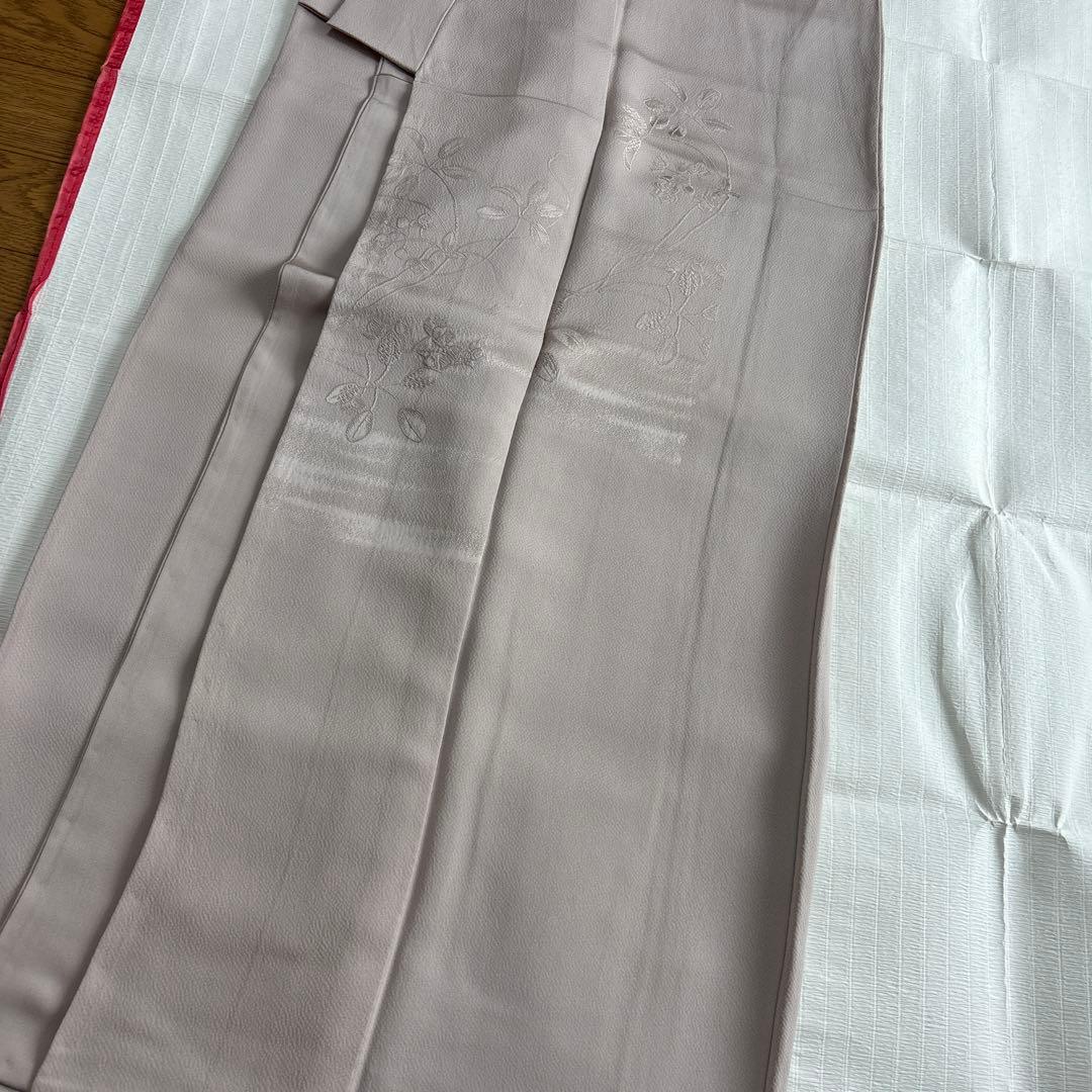 専用です！素敵な薄灰紫ピンク色 付け下げ訪問着と新品未使用の名古屋帯セット！