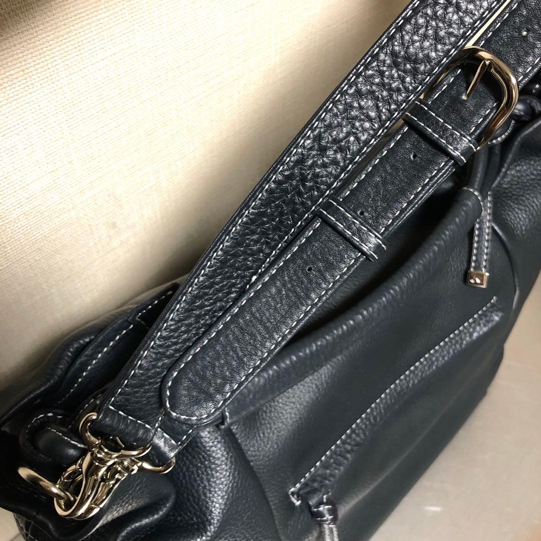 Kitamura キタムラ　横浜本町　本革　牛革　ショルダーバッグ　ハンドバッグ