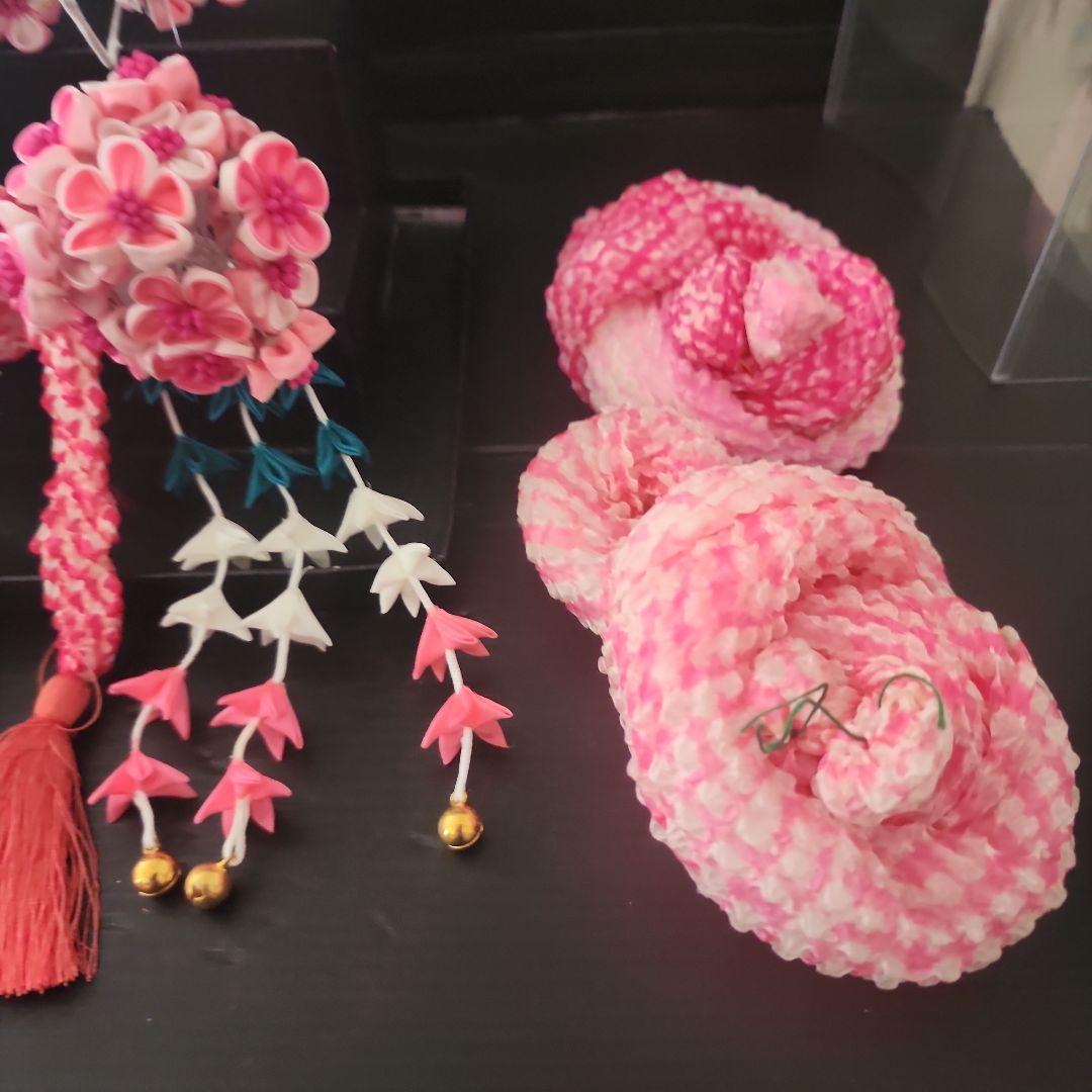 七五三　髪飾り　勝山かんざし　日本髪　つまみ細工