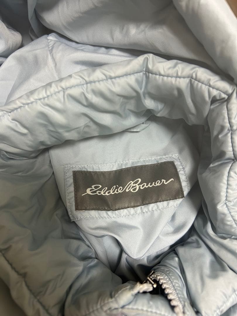 溝*太様 Eddie Bauer 水色　短丈　light blue puffer