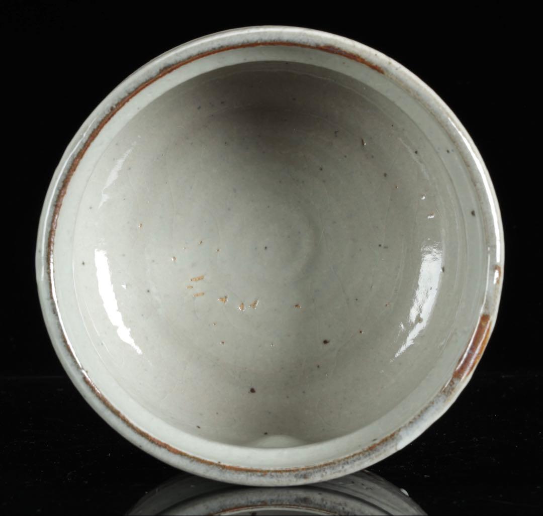 絵唐津 利右衛門銘 建水 在銘 共箱付 茶道具 唐津焼 時代物 古美術 骨董品