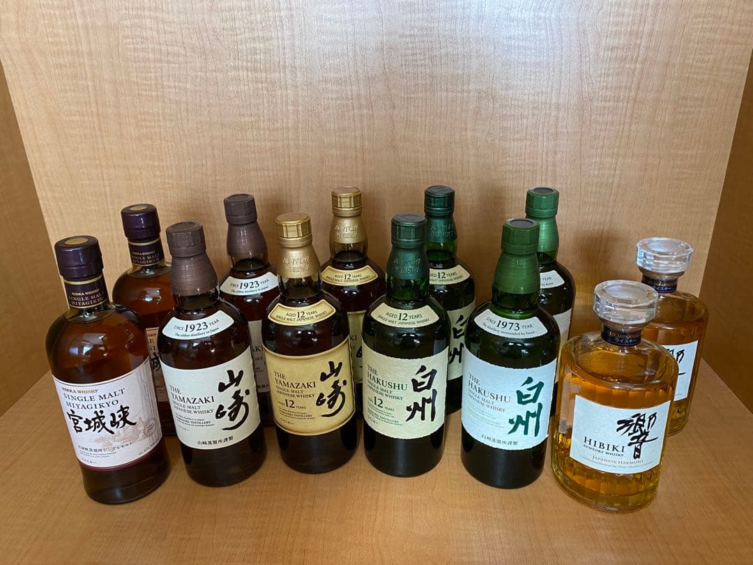 国産ウィスキー12本セット