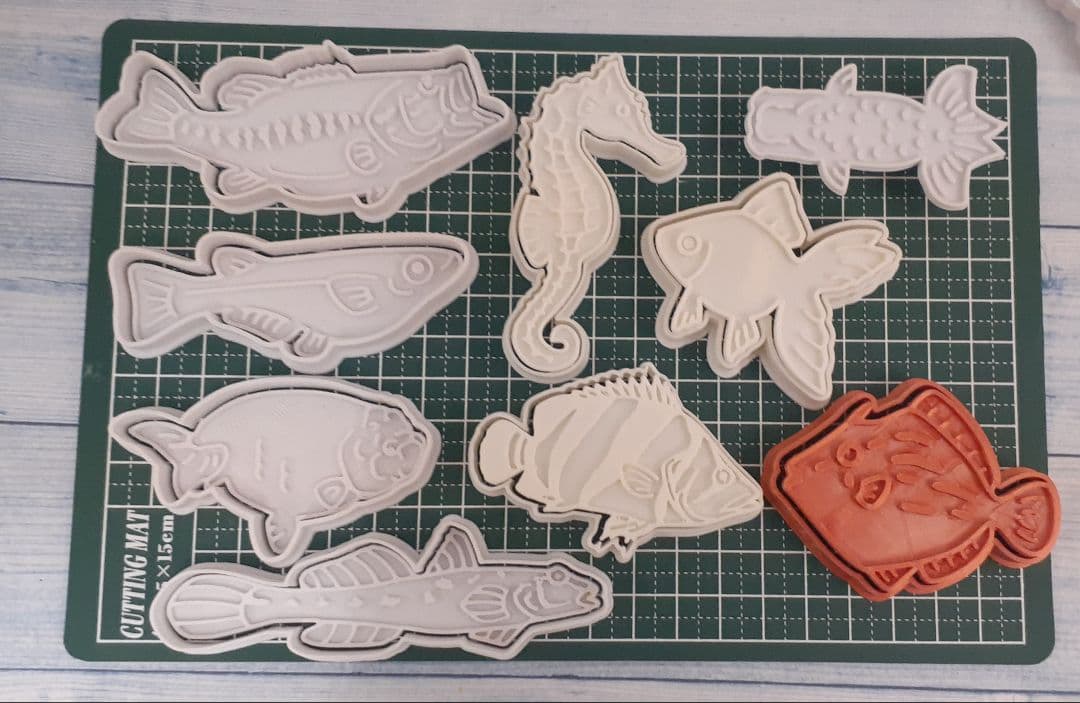 クッキー型　魚　チョイスセット　コメントで選んでください