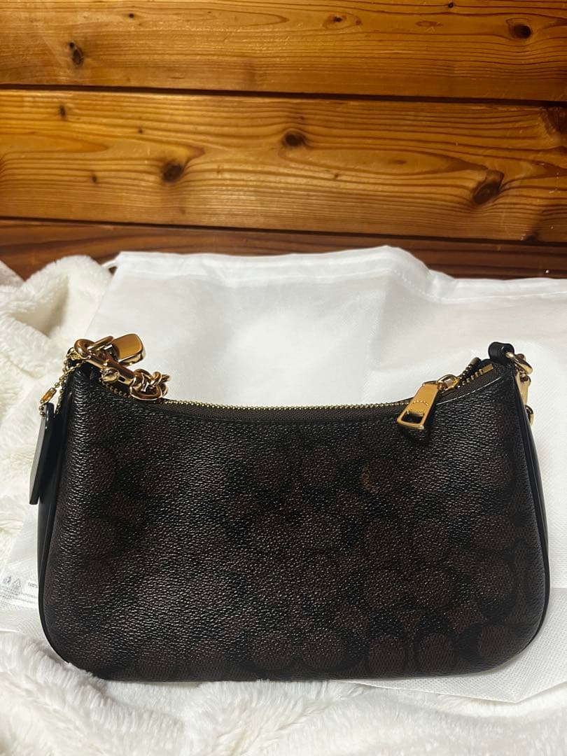 テリ ショルダー バッグ・シグネチャー キャンバス