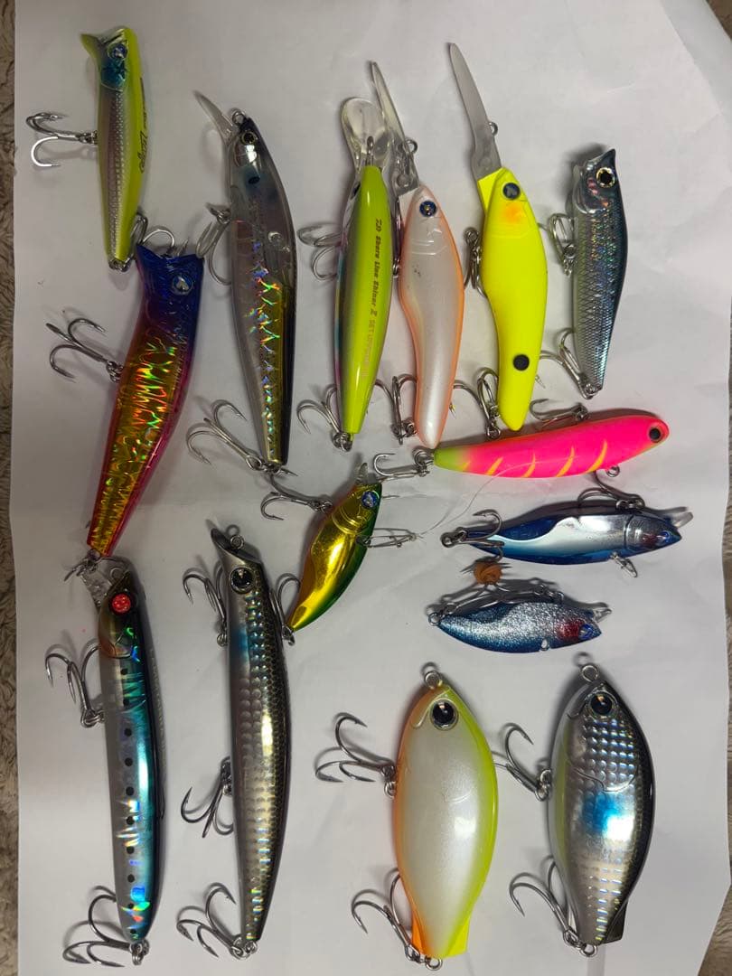 ルアーセット（主にシーバス用）60個以上