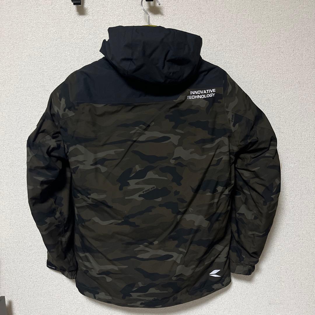 RSタイチ RSJ723 ウインターパーカ 黒/カモ M