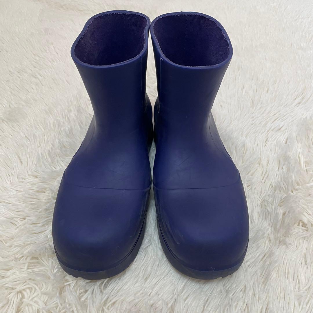 美品 ボッテガヴェネタ パドルブーツ レインブーツ 紫 36 レディース