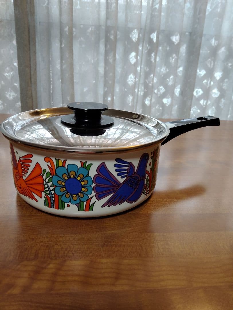 西ドイツ ビレロイ&ボッホ ASTA ホーロー両手鍋 片手鍋 3点セット