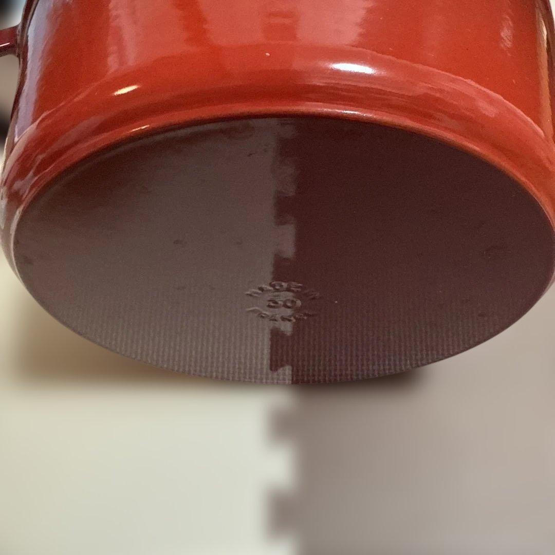 staub 鋳物ホーロー鍋 30cm ピコ・ココット ラウンド チェリー