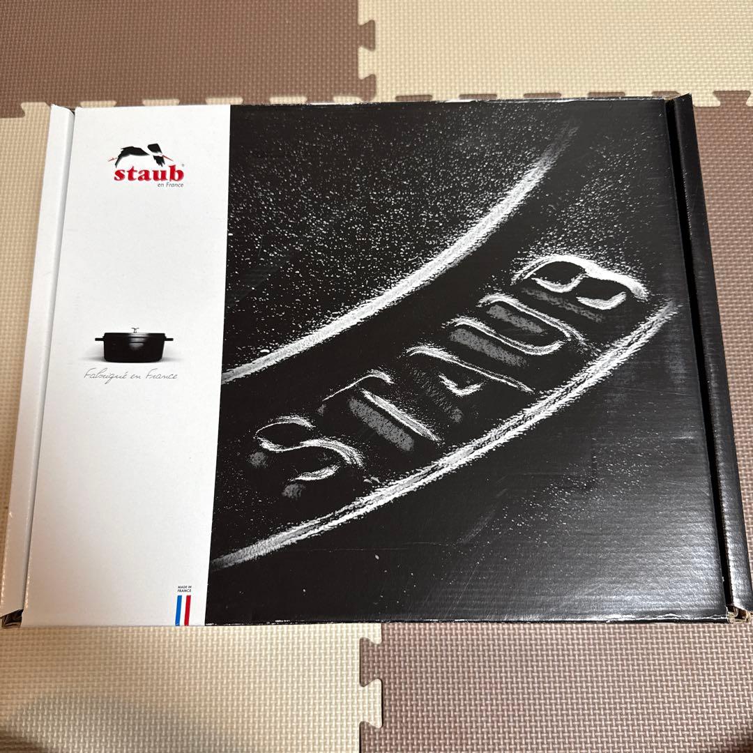 staub 鋳物ホーロー鍋 30cm ピコ・ココット ラウンド チェリー