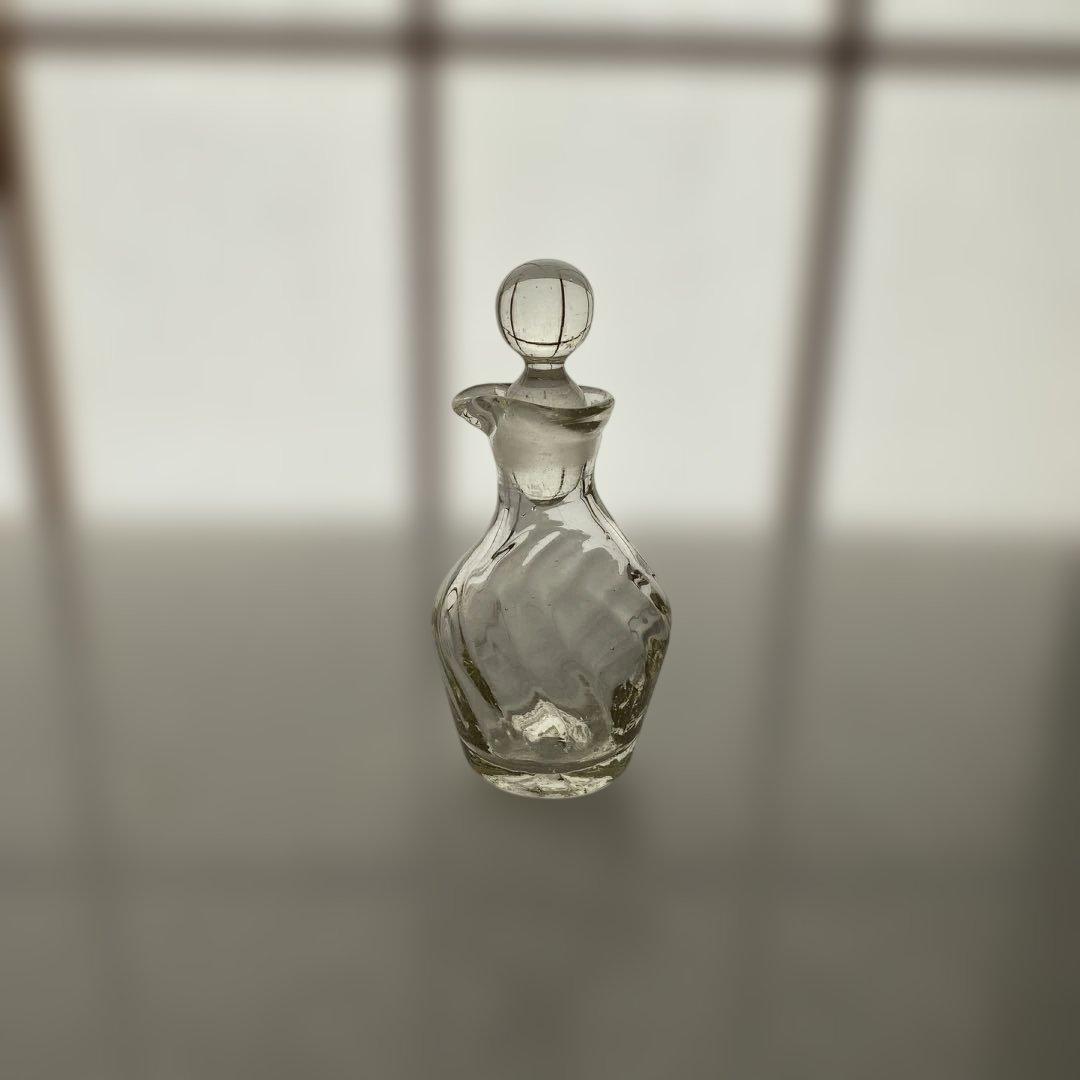 民藝　倉敷ガラス　小谷眞三さん　吹きガラス　醤油差し