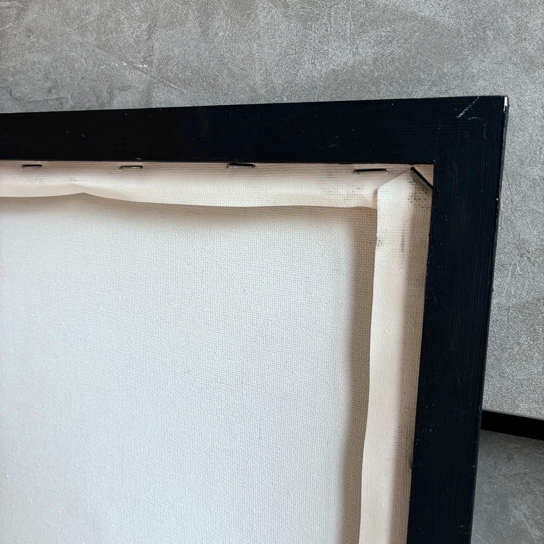 現代アート　35×35㎝　フレーム付き　インテリア　モダン　アートパネル　抽象画