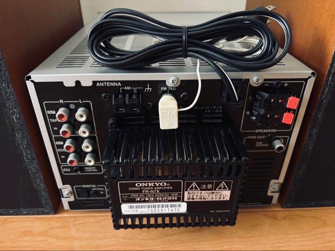 【極美品】ONKYO FR-N7X コンポ CD/MD スピーカー フルセット