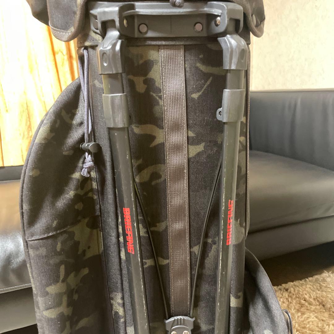 BRIEFING CR-４　キャディバッグ カモ　ヘッドカバー付き