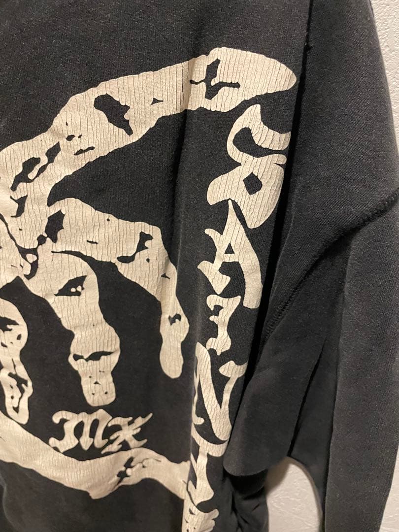 SAINT M×××× グラフィックスウェットシャツ ブラック裏起毛