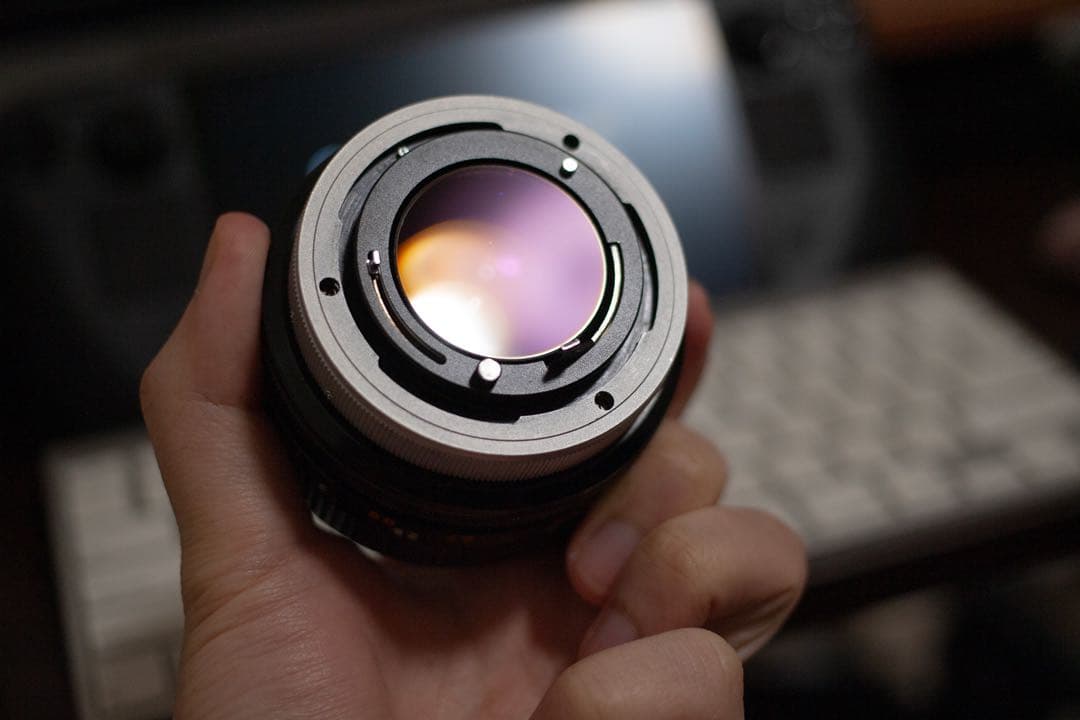 Canon FD 55mm f/1.2 シルバーノーズ レンズ