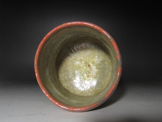 【セール】★楽吉左衛門十四代覚入　筒茶碗　担風書　清風　表千家即中斎花押x357