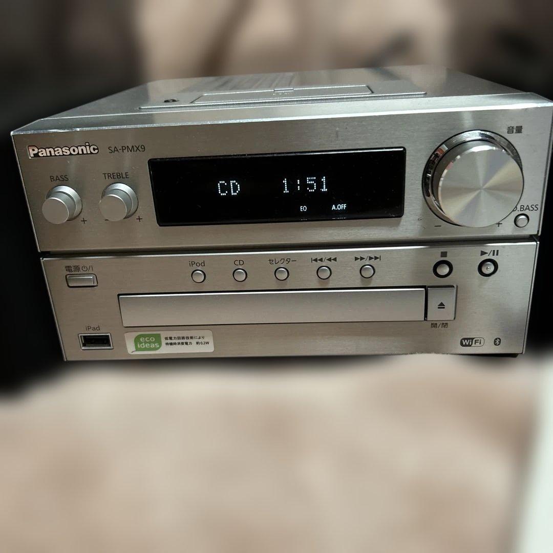 パナソニック CD ステレオシステム SA-PMX9 SB-PMX9