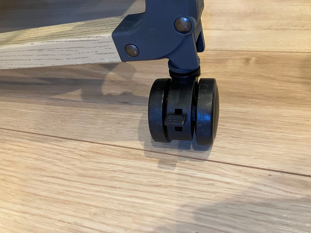 HZDMJ ベビーベッド　コンパクト　キャスター付き　蚊帳付き