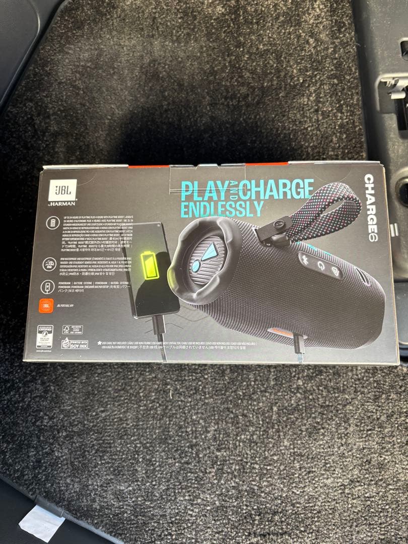JBL Charge 6 ワイヤレススピーカー 新品、未開封