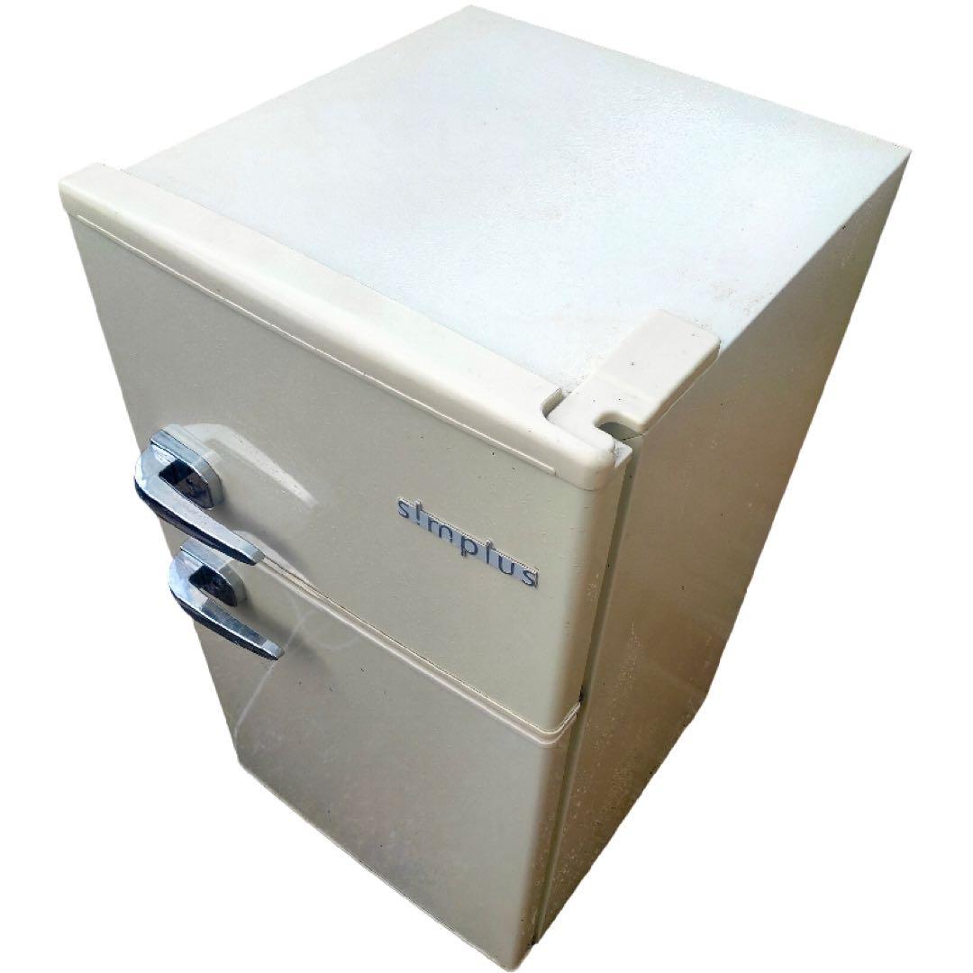 キ*イ様 simplus 2ドア冷凍冷蔵庫SP-RT85L2-WH 85リットル