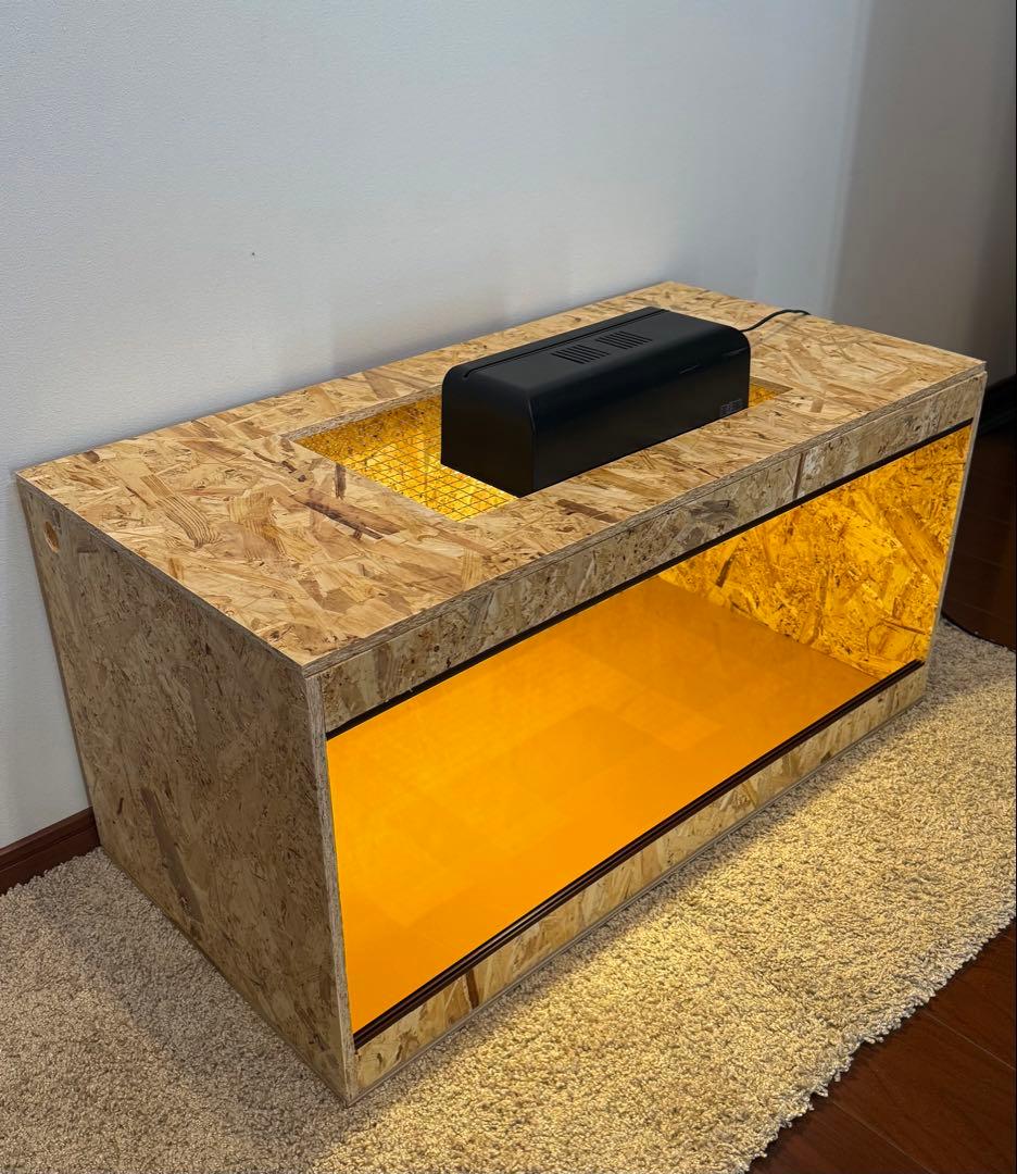 OSB製　90×45×45 爬虫類ケージ　小動物ケージ
