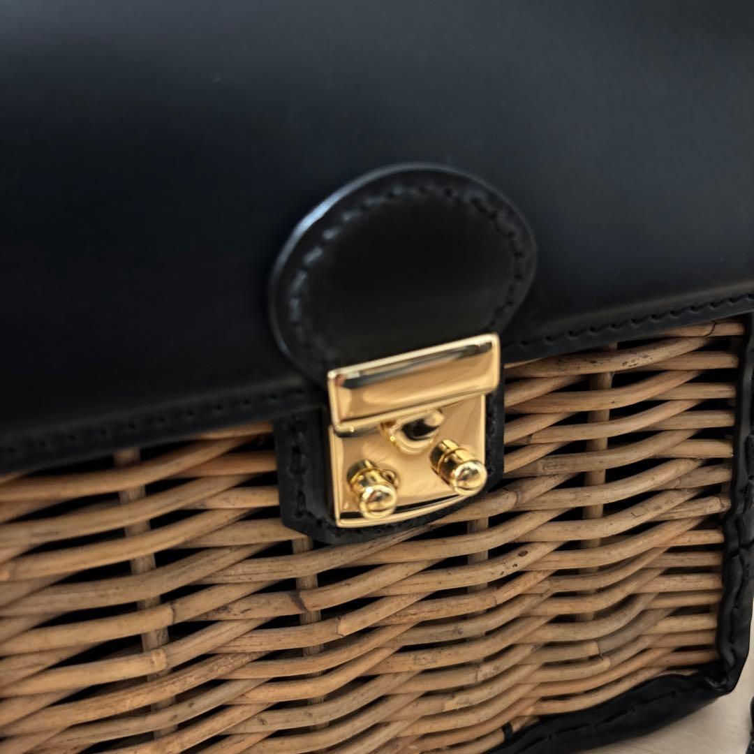 美品　エバゴス ebagos カゴバッグ　ケリーミニ