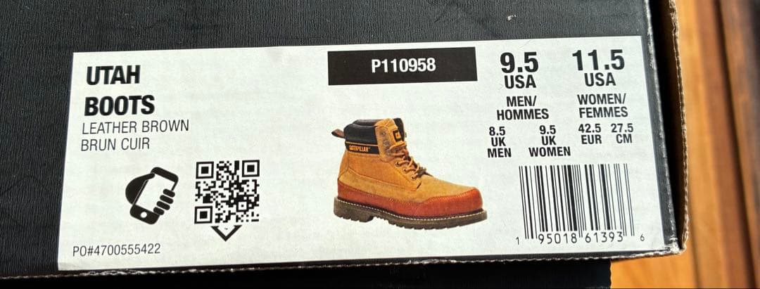 【新品】ナイジェル・ケーボン × キャタピラー UTAH 27.5cm