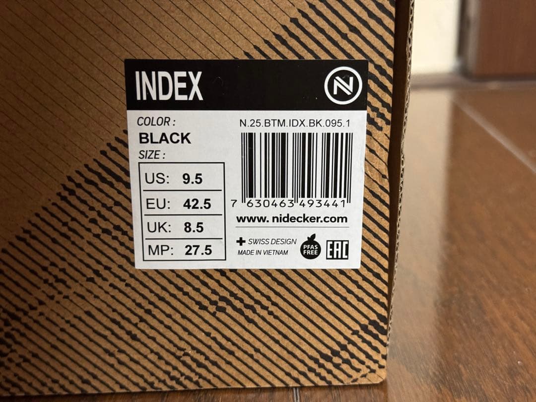 24-25モデルNidecker Index サイズ27.5cm 使用3回美品