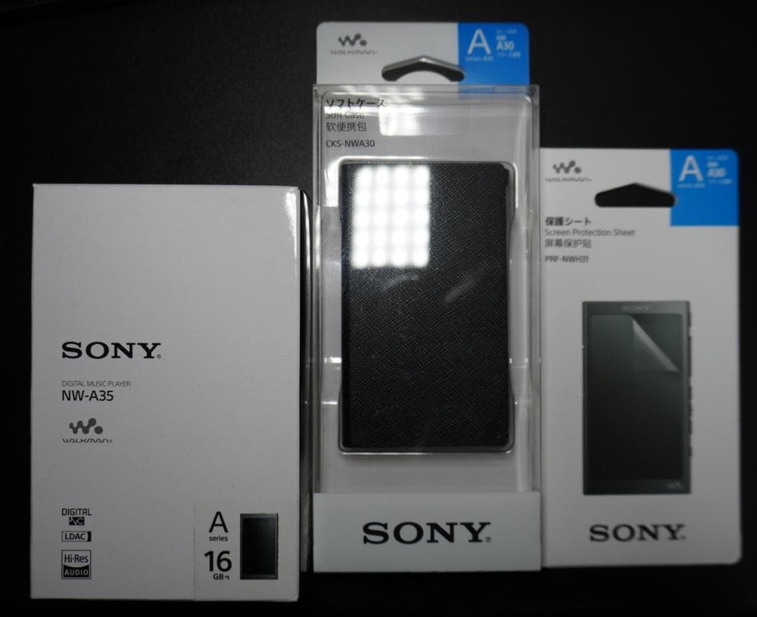 SONY WALKMAN NW-A35 ケースなどセット