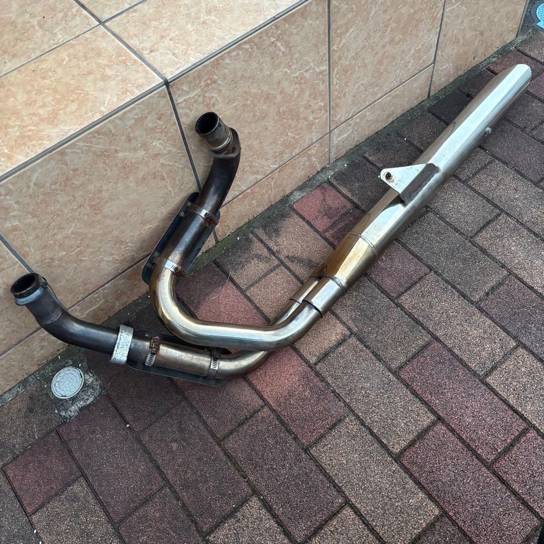 スティード　400 600 フルエキマフラー 車検対応　フランジ付き　送料込み