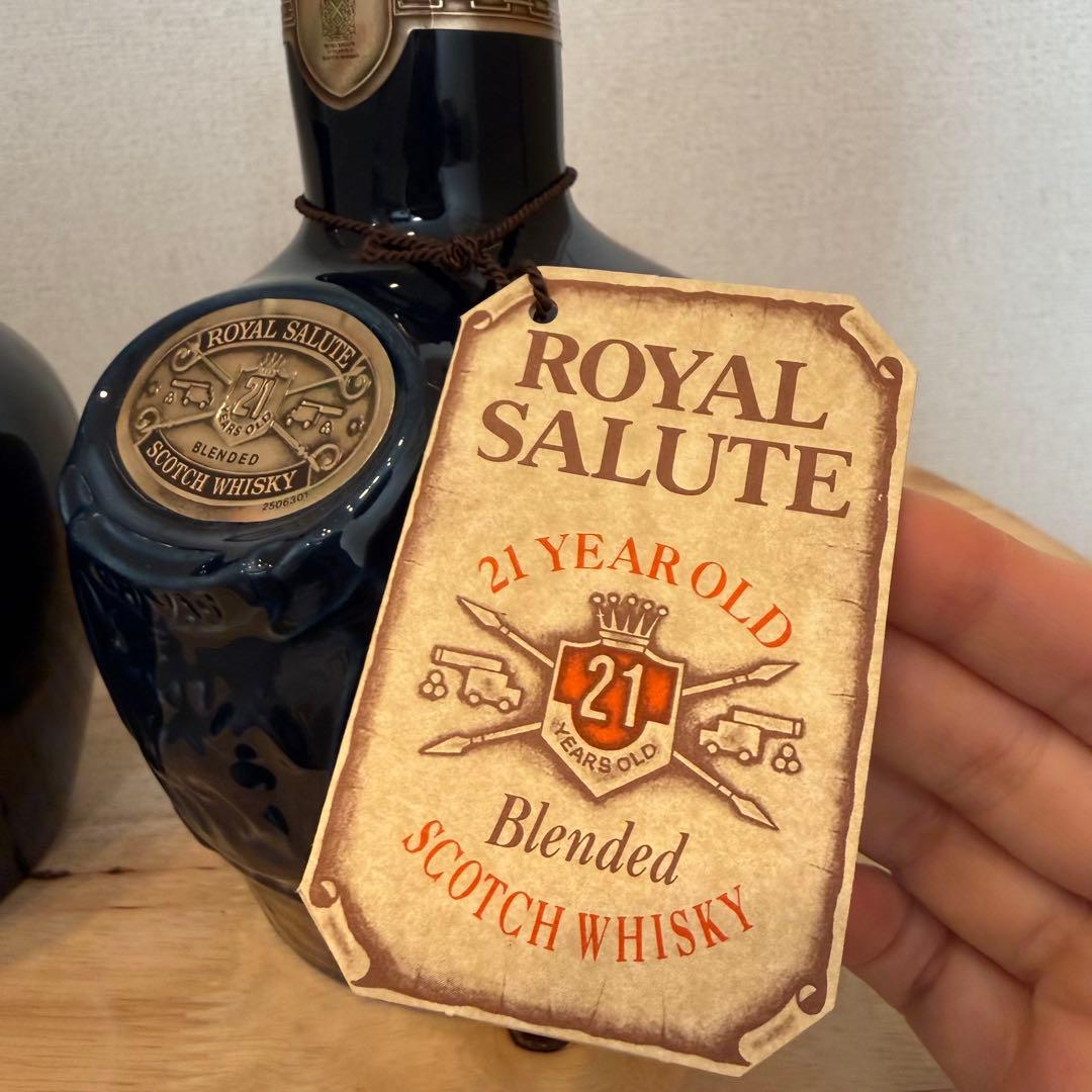 古酒CHIVAS BROTHERS  SALUTE21年2本SET