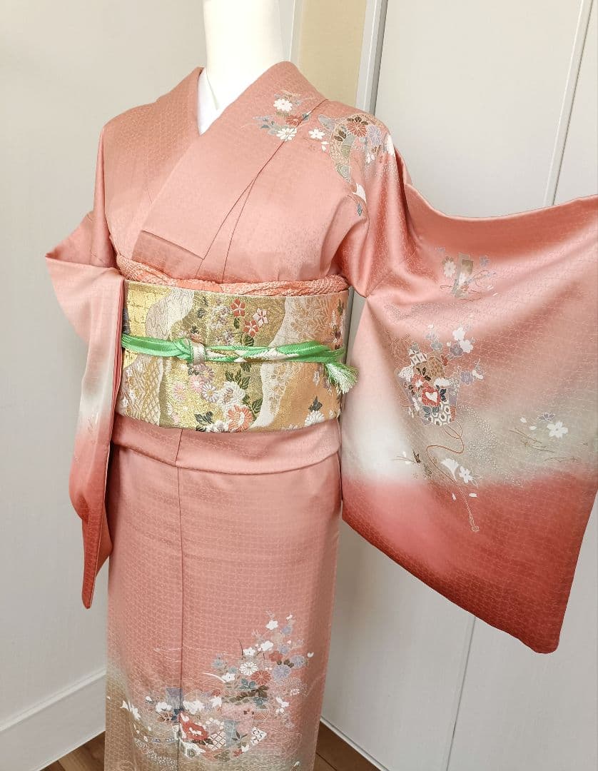 正絹訪問着　フルセット　4点　宮参り　七五三　入学式　卒業式