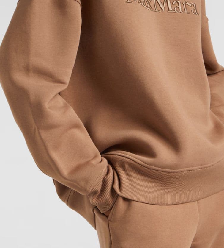 S Max Mara ベージュ クルーネック トレーナー 新品タグ付き