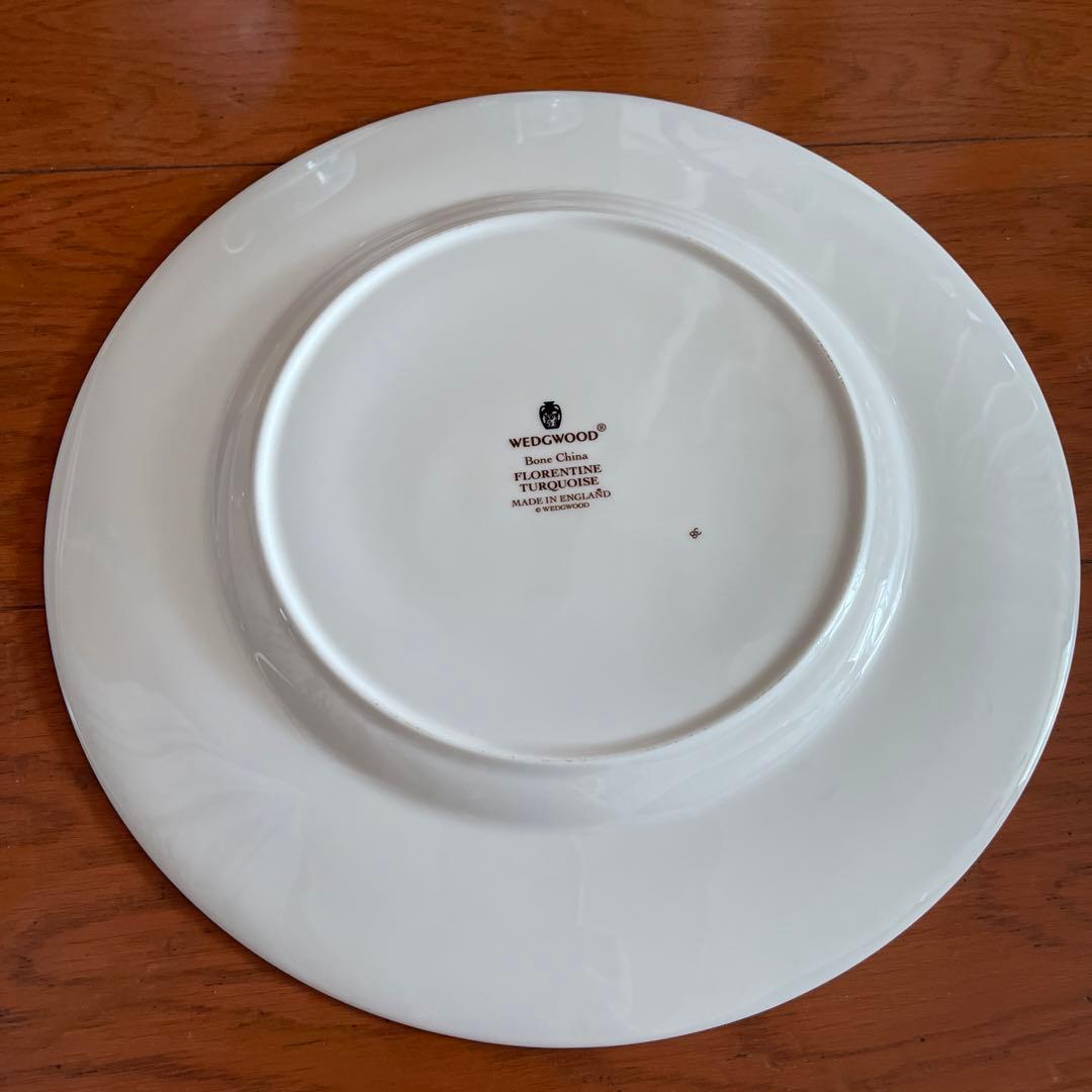 ウェッジウッド　フロレンティーン　ターコイズ　ディナープレート　5枚セット
