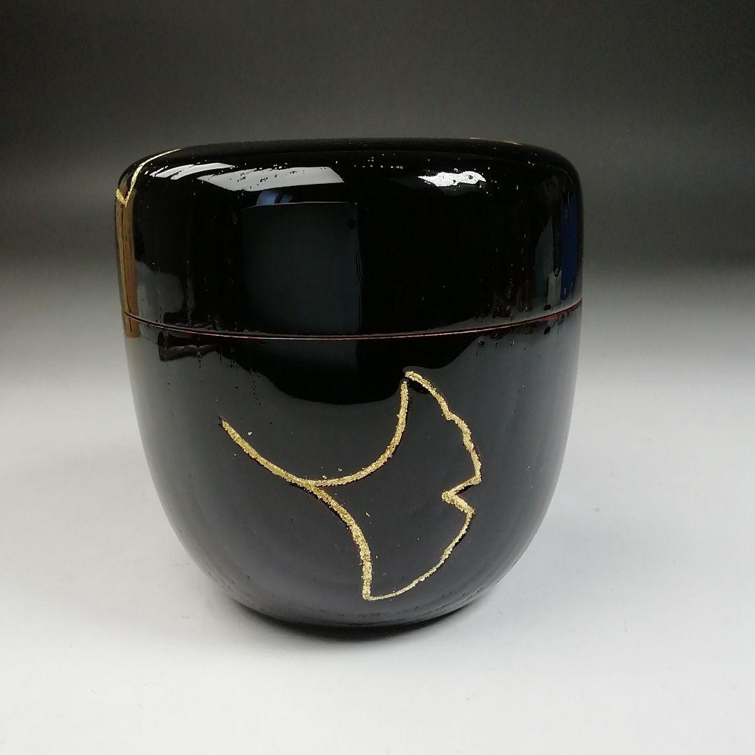 Ｗ１７９　棗　『鵬雲斎好写　五葉棗』『吉田一峰 作』　共箱　茶道具