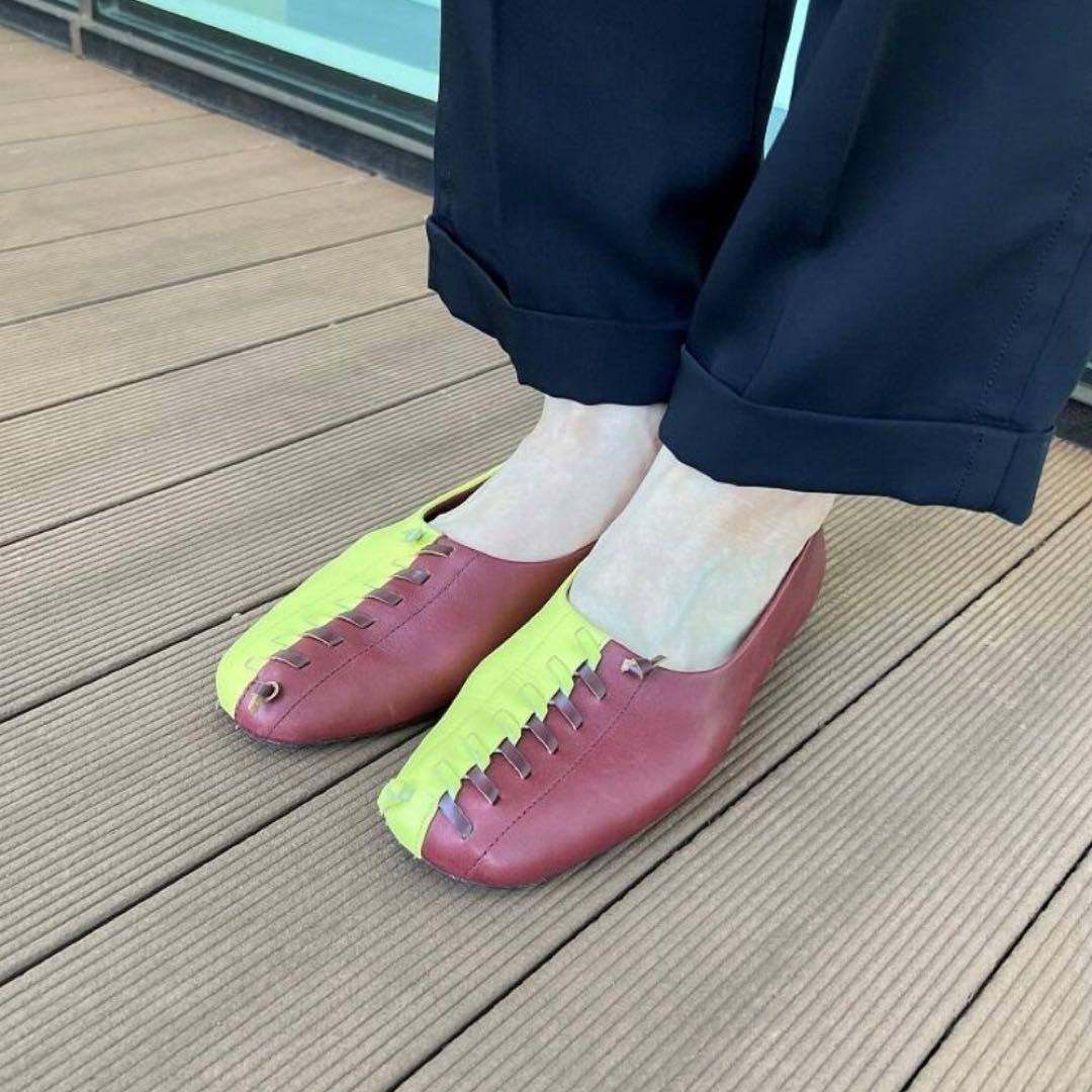 【美品】Camper twins カンペール フラットパンプス ツインズ　39