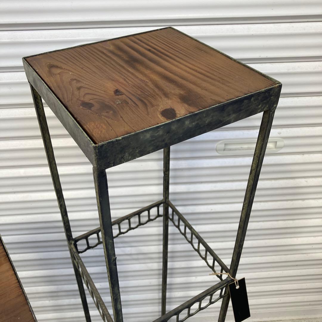 アンティーク調　花台　スタンドセット