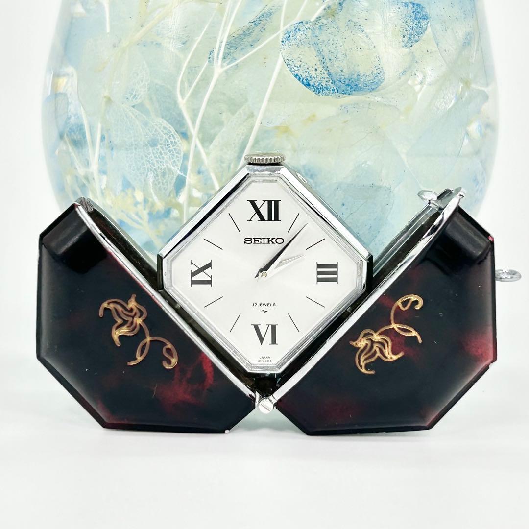 SEIKOセイコー 21-7510 桃太郎 ペンダント 希少 手巻き 時計