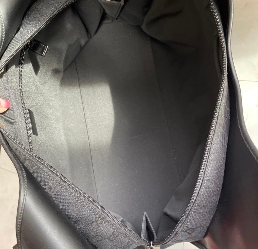 グッチ ブラック ボストンバッグ