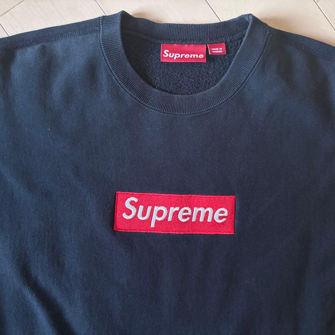 トップス Supreme box logo crew neck sweatshirts