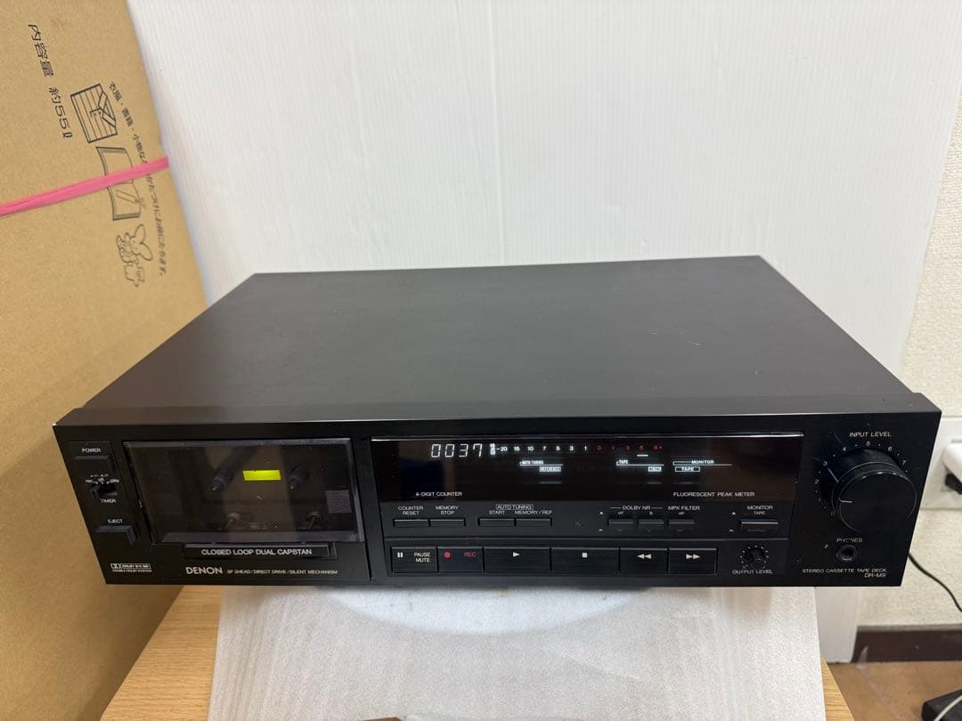 【ジャンク】DENON DR-M9 カセットデッキ 電源確認済み 現状品