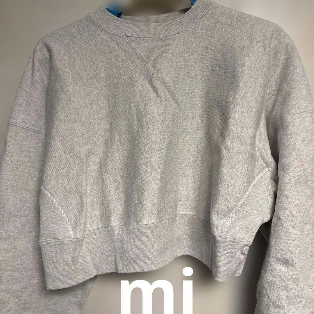 TODAYFUL Cropped Sweat Pullover ライトグレー