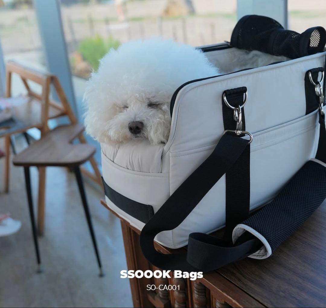 ssoook ペットキャリーバッグ beige M