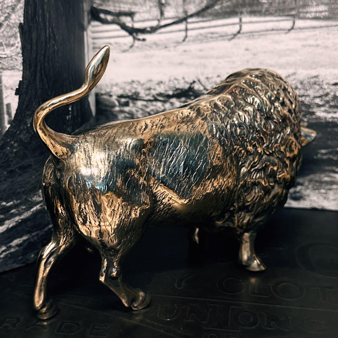 RRLクラシック イエローストーン バイソン ブロンズ像