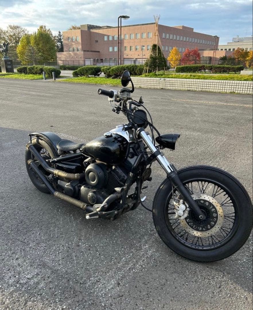 ドラッグスター400 アップスイープマフラー