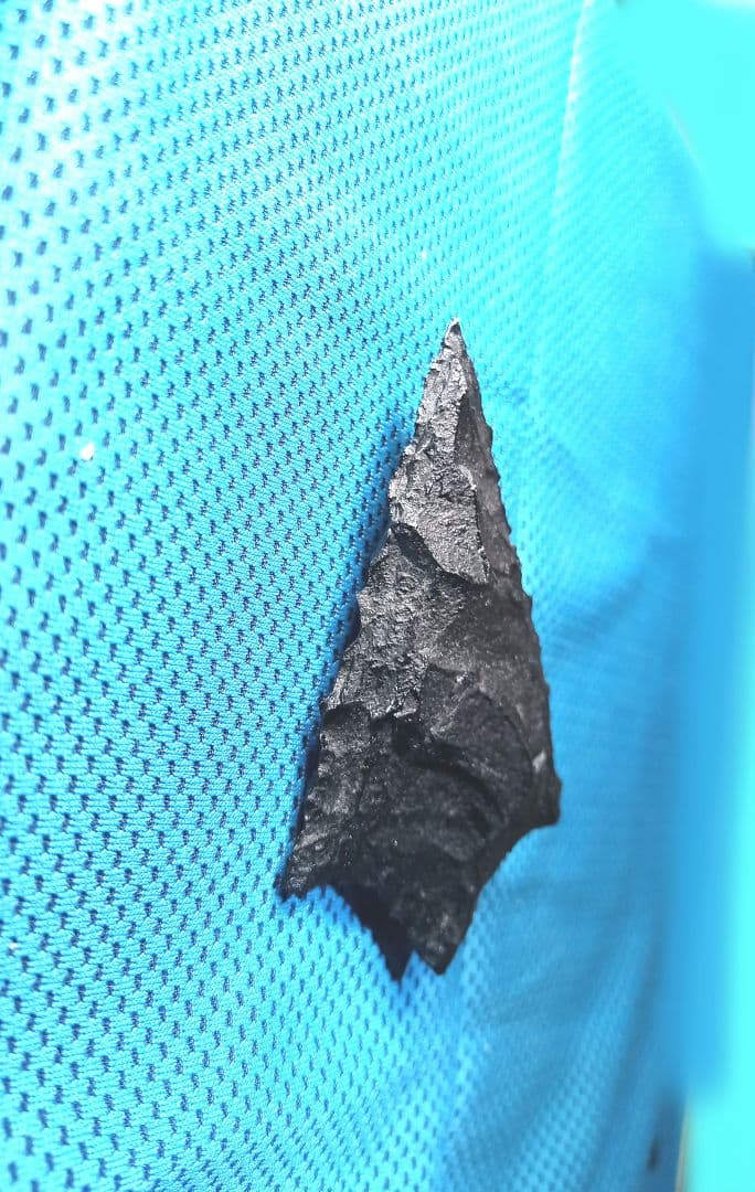 有舌尖頭器 原始時代  360 石器 模写 サヌカイト