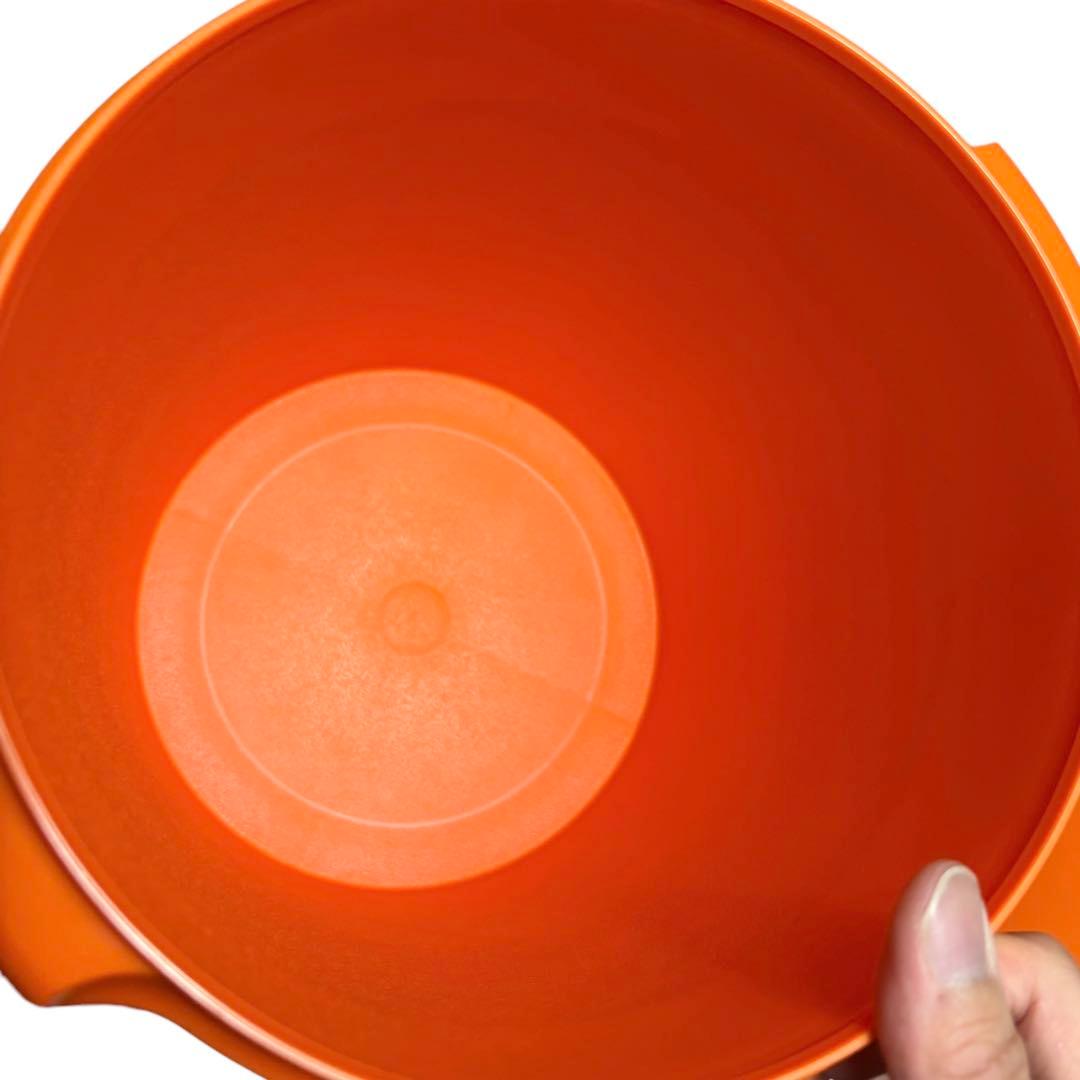 タッパーウェア　マキシデコレーター　オレンジ　5.5L 3個セット