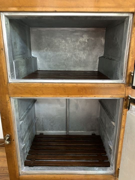 アンティーク氷冷蔵庫　キャビネット　ヴィンテージキャビネット